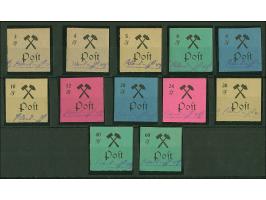 1945, 3-60 Pfg. geschnitten, kpl., postfrisch und tadellos, sign. Busch