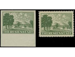 Zulassungsmarke gezähnt und ungezähnt, letztere vom unteren Bogenrand, postfrisch, signiert Gilbert