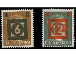 1945, Aufdruckausgabe 6 auf 3 Pfg. und 12 in rot auf 1 Pfg., postfrisch. Tadellos. Signiert Zierer BPP mit Attest (1982)