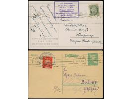 “DSP DAMPFER PEER GYNT 25.7.25” in Violett klar auf Dahmann-Ganzsachenkarte ohne Text, frankierte Schiffspostkarte mit violet