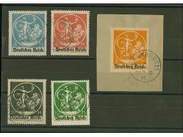 Bayern-Abschied 3-20 M. mit Aufdrucktype II kpl. sauber gestempelt bzw. auf Briefstück, in einwandfreier Erhaltung, sign. Wei