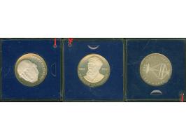 DDR: 20 Mark, 1976 Wilhelm Liebknecht, 1978 J. G. Herder, beide in PP, sowie 1980 Ernst Abbe, Stempelglanz, je original verpl