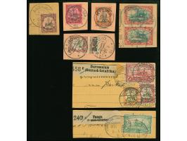 15 P. – 3 R. auf Formularausschnitten verwendet, dabei 3 R. im senkrechten Paar. Teils übliche leichte Bedarfsspuren. In dies