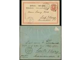 Pfennig-Ausgabe, Karte 10 Pfg. mit Letzttags-Stempel "LAMU 31/3 91" mit Text von Gustav Denhardt "Lieber Franz! Mit heutigem 