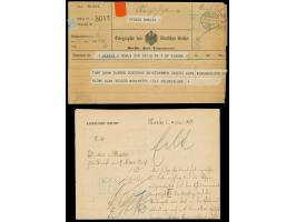 1907, Vordruck-Doppelblatt “KAISERLICHES POSTAMT” mit Datierung “Duala, den 4.Mai.1907” mit komplettem Kostenvoranschlag über