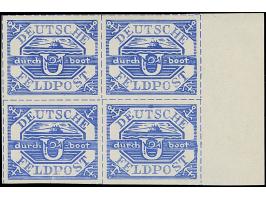 Hela im 4er-Block mit breitem rechten Bogenrand, ungummiert wie verausgabt, signiert Pfenninger

