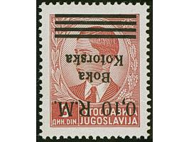 1944, Neue Währung, 0,10 M. mit kopfstehendem Aufdruck, postfrisch in einwandfreier Erhaltung. Signiert Ludin BPP und Fotoatt