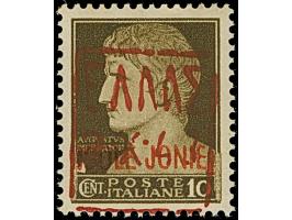 1943, 10 C.-50 C., alle 4 Werte mit rotem Aufdruck, postfrisch. Tadellos. Signiert Ludin und Drossos, &nbsp;Fotoattest Prof. 