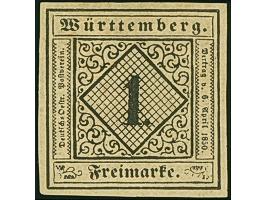 1 Kreuzer auf sämisch, Type III, farbfrisch und allseits gleichmäßig breitrandig, ungebraucht mit frischem Originalgummi. Ein