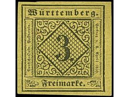 3 Kreuzer auf hellgelb, Type IVc, farbfrisch und allseits breitrandig, ungebraucht mit frischem Originalgummi. Rückseitig kle