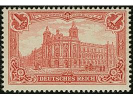 gezähnt 25:16: 1 M. karminrot, postfrisch, in tadelloser Erhaltung. In dieser Qualität eine sehr seltene Marke, unsigniert mi