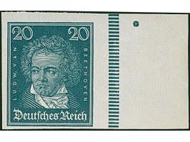 1926, Ludwig van Beethoven 20 Pfg. ungezähnt, Randstück, postfrisch, in tadelloser Erhaltung. Ein sehr schönes Exemplar diese