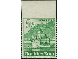 1940, WHW Bauwerke 5 Pfg. oben ungezähnt mit Oberrand, postfrisch, in tadelloser Erhaltung, unsigniert mit Fotoattest D. Schl