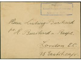 1889, “BEZAHLT Kaiserl. Deutsche Postagentur Apia-1-2-1889” klar vom Ersttag, ohne handschriftlichen Vermerk der Wertstufe au
