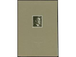 1941, Hitler 5 M. als gezähntes Foto-Essay mit Linienzähnung auf Vorlagekarton mit Trockensiegel der Staatsdruckerei Wien im 