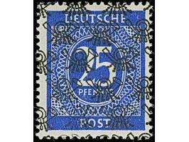 1948, Netz auf Ziffer 25 Pfg. lebhaftlilaultramarin, postfrisch und in tadelloser Erhaltung, signiert Dr. Dub und Fotobefund 