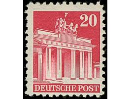 20 Pfg. rot, gezähnt L 11 mit Wasserzeichen 1Z, postfrisch und in tadelloser Erhaltung. In dieser Qualität eine seltene Marke