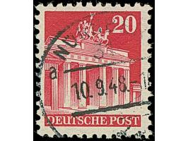 20 Pfg. rot, gezähnt K 11¼ : 11 mit Wasserzeichen 1Z, sauber gestempelt und in tadelloser Erhaltung. Ein sehr schönes Exempla