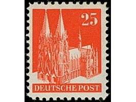 25 Pfg. orangerot, Type II, gezähnt L 11 : 11½ und Wasserzeichen 1W, postfrisch und in tadelloser Erhaltung. Ein schönes Exem