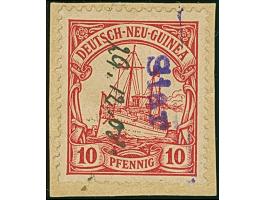 “Siar”, violetter L1 mit handschriftlichem Datum “29.12.08” auf Kaiseryacht 10 Pfg. auf Briefstück, in einwandfreier Erhaltun