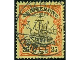 “KRIBI 3.7.09” (mit Stundenangabe) sehr klar auf loser Marke Kaiseryacht 25 Pfg., in einwandfreier Erhaltung, Fotoattest R. S