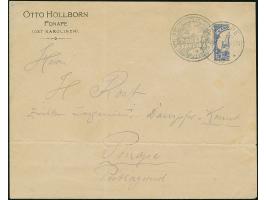 1910, 3. Ponape-Provisorium Kaiseryacht 20 Pfg. senkrecht halbiert (linker Teil) mit Stempel “PONAPE (KAROLINEN) 12.7.19” auf