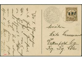 1910, 2. Ponape-Provisorium 5 Pf auf 3 Pfg. mit Stempel “PONAPE (KAROLINEN) 12.7.10” auf Ansichtskarte mit viel Text und nebe