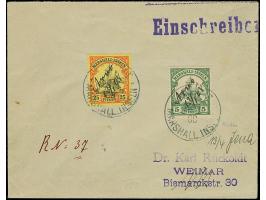 “Arno 13/1.08” handschriftliche Entwertung mit übergehendem Stempel “JALUIT MARSHALL-INSELN 28.2.00” jeweils auf Kaiseryacht 