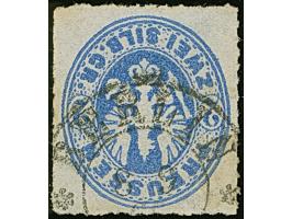 “BERLIN** 8,9,(65)” (Spalink 1) klar in Schwarz auf loser Marke Preußen Wappen 2 Sgr. in einwandfreier Erhaltung. Interessant