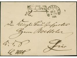 “COELN *1c 23.6.77” (Spalink 4-12y) sehr klar auf unfrankierter Faltbriefhülle “P.D.S.” (Portopflichtige Dienstsache) im Orts