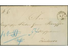 “COELN 4.2.74” (Spalink 4-13y1) klar auf langformatigem Postvorschuss-Briefvorderseite für die Einziehung von 1 Thaler mit Au