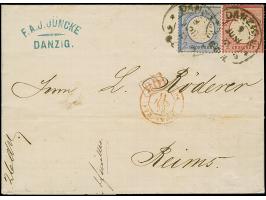 “DANZIG NI 9.JUNI.73” (Spalink 7-1) zweimal recht klar auf großer Schild 1 Gr. und 2 Gr. im kleineren Format L15 als tarifger