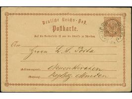 “DÜSSELDORF 31.DECBR.73” (Spalink 11-6N) klar auf Ganzsachenkarte ½ Gr. nach Neuenkirchen. Die Karte mit Knitterspuren, anson