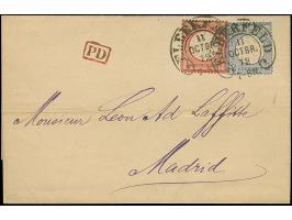 “ELBERFELD 11.OCTBR.72” (Spalink 12-4) zweimal sehr klar auf kleiner Schild 2 Gr. grauultramarin und großer Schild 1 Gr. karm