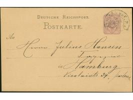 “HAMBURG BRF.P. 19.DECBR.76” (Spalink 17-5) recht klar auf Ganzsachenkarte 5 Pfge im Ortsverkehr mit Ankunftsstempel, in einw