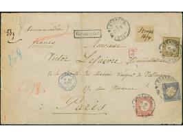 “STRASSBURG i. ELS 16.APRIL.73” (Spalink 36-3) recht klar mehrfach auf kleiner Schild 5 Gr. im kleinen Format mit Plattenfehl