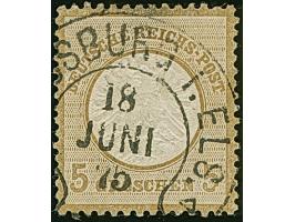 “STRASSBURG i. ELS. 18.JUNI.75” (Spalink 36-6) sehr klar auf loser Marke großer Schild 5 Gr. ockerbraun. Die farbfrische Mark