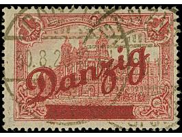 1920, großer Innendienst 1 M. mit zeitgerechter Entwertung “DANZIG-Langfuhr c 30..08.20”, in einwandfreier Erhaltung. Ein sch