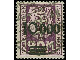 1923, 10000 auf 20 M. mit rußigem Aufdruck, sauber mit zeitgerechter Entwertung “PRAUST 2 FSD 3.10.23”, in einwandfreier Erha