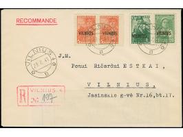 1941, Arbeiter 5 K. im waagerechten Paar, die rechte Marke rechts ungezähnt sauber mit Zufrankatur 15-20 K., sauber mit Stemp