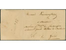 1830, “BUKAREST” Cyrillic straight-line (Tchilinghirian Type 1), a rather faint but complete strike with additional handwritt