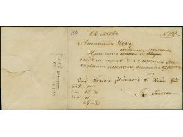 1833, "BUKUREST. OKTIABR 12 1833" Cyrillic two-line handstamp (Tchilinghirian Type 2, this very strike being illustrated), on