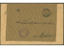 Korbdeckel 1 Mrd. M. mit L1 “Dienstmarke” im senkrechten 10er-Block mit Stempel “SCHWERIN17.11.23” als tarifgerechte Mehrfach