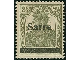 1920, Germania 2½ Pfennig bronzegrau, Aufdrucktype II, farbfrisch und gut gezähnt, postfrisch, tadellos. Eine sehr seltene Ma