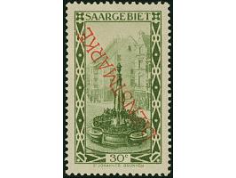 1927, 30 Centimes mit lebhaftbräunlichrotem Aufdruck, sauber ungebraucht, tadellos, eine seltene Marke, unsigniert mit Fotoat