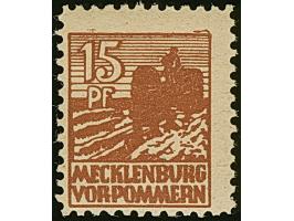 15 Pfg. dunkelbraunorange auf y-Papier, postfrisch, in tadelloser Erhaltung, u.a. sign. Kramp BPP mit Fotoattest (2012)