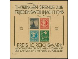 Weihnachts-Block auf graugefasertem Papier, postfrisch, in tadelloser Erhaltung. Bisher sind nur ganz wenige postfrische Exem