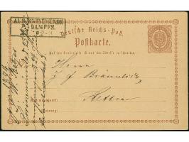 1874, “AUS SWINEMÜNDE P. DAMPFS. 23.7.(74)” klar auf Ganzsachenkarte ½ Gr. mit viel Text nach Stettin, in einwandfreier Erhal