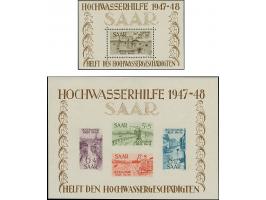 1948, Hochwasserhilfe-Blockpaar, einheitlich Type III, postfrisch, tadellos, unsigniert mit zwei Fotoattesten Geigle BPP (202