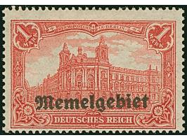 1920, 1 Mark 26:17 Zähnungslöcher, farbfrisch, gut gezähnt, sauber ungebraucht, tadellos, eine sehr seltene Marke, Fotoattest